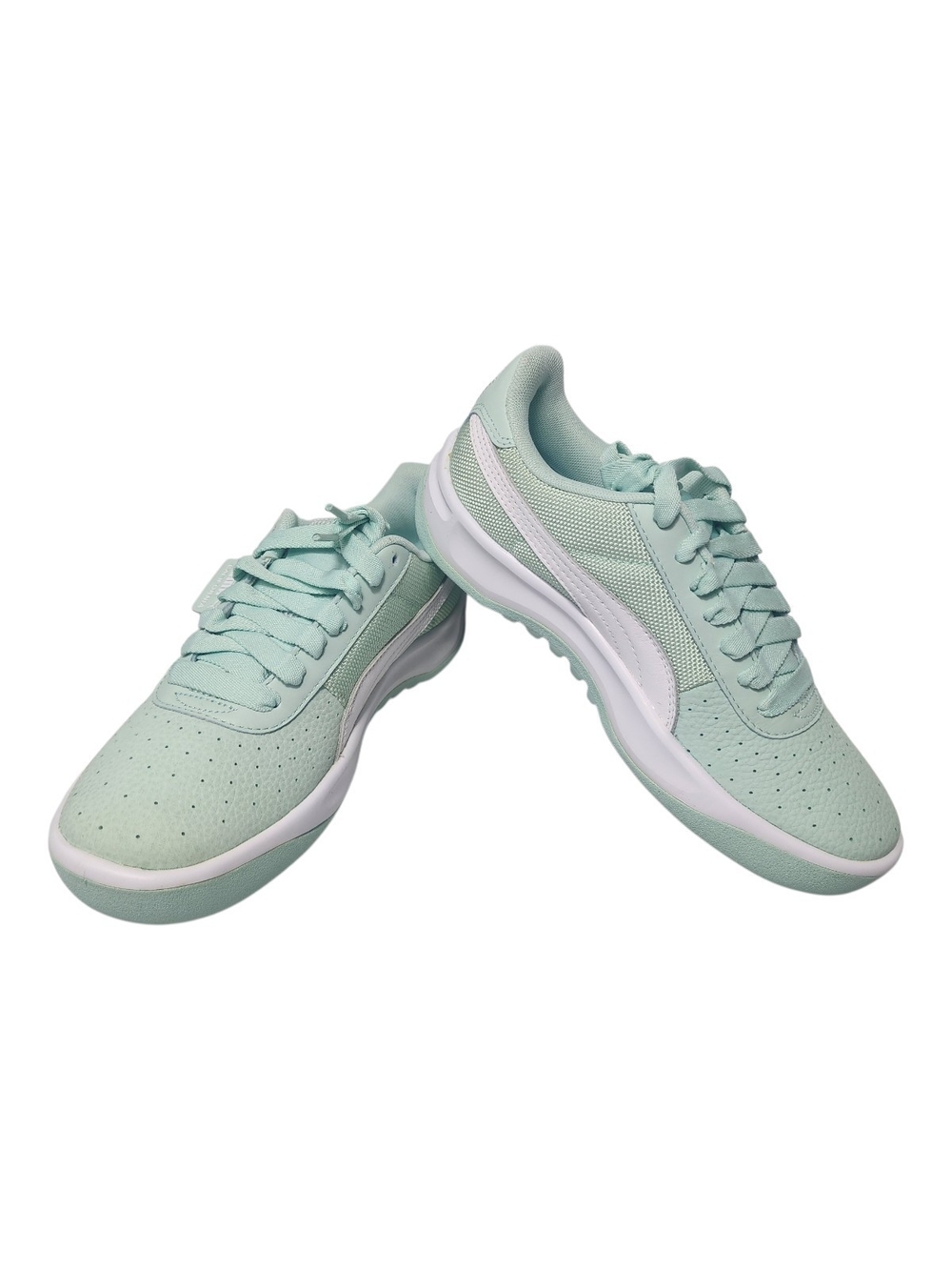 Puma Women's California Mint Green Low-Top Sneakers